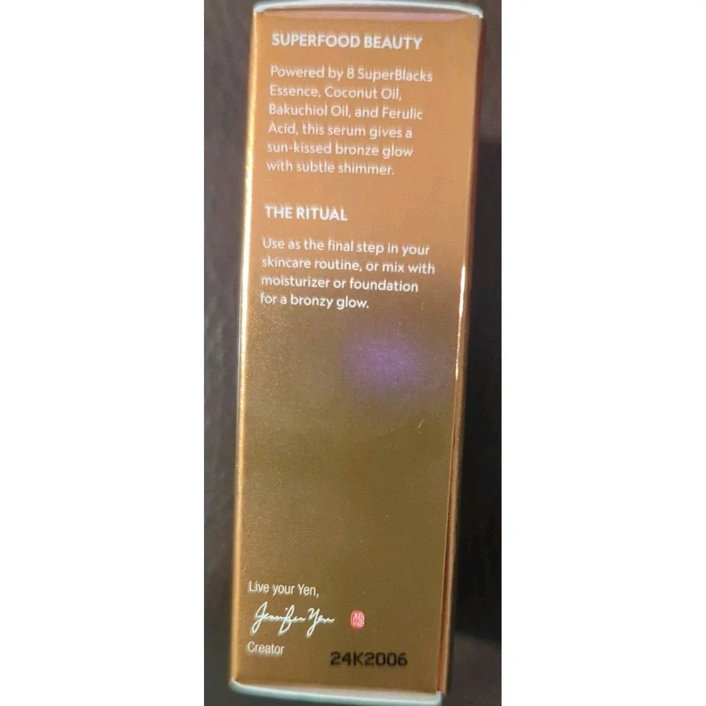 Yensa‎ Super Serum Silk Bronzing Drops 8 SuperBlacks Essence 1 Fl Oz